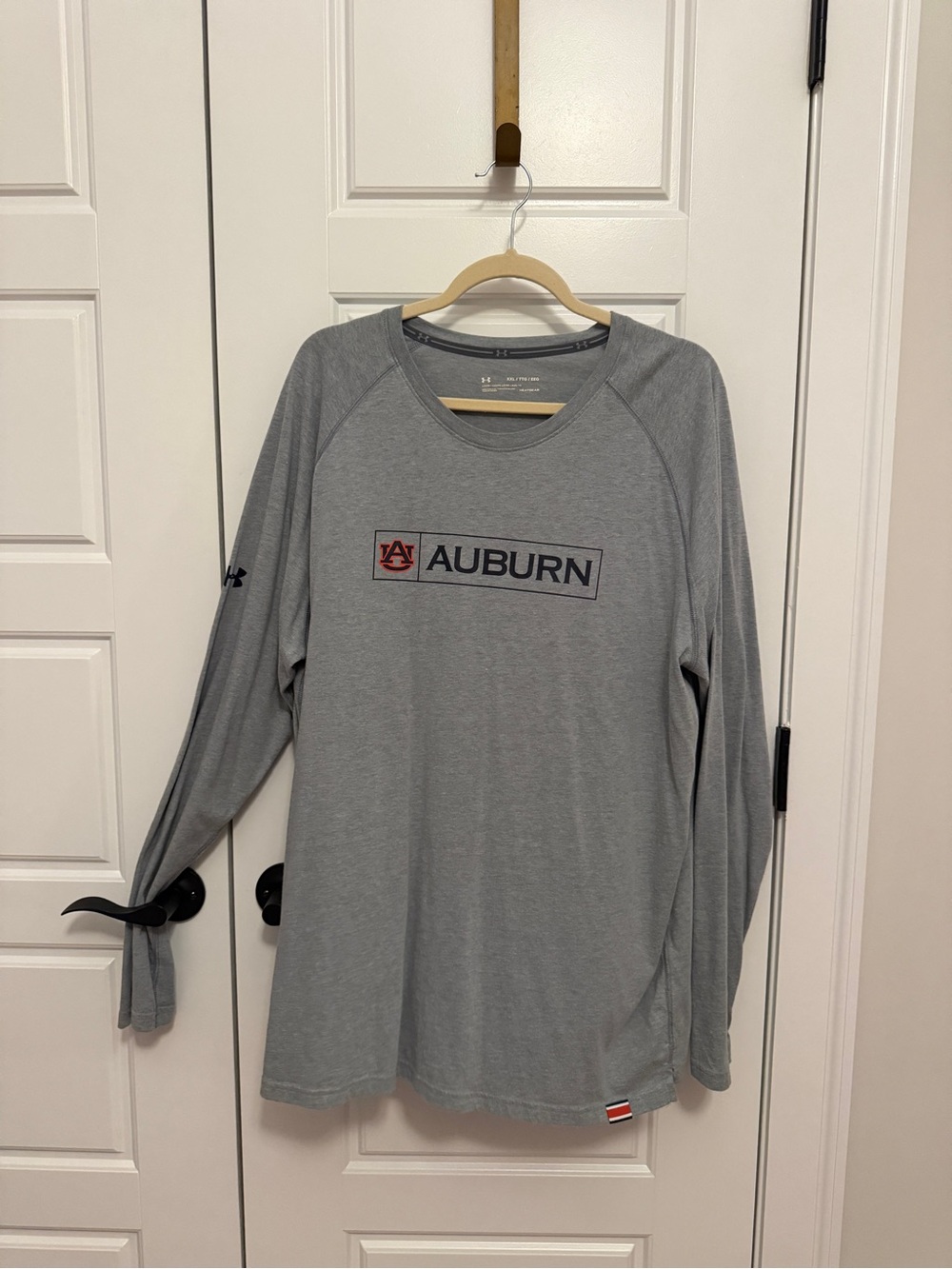 Under Armour Gray Auburn Long Sleeve Performance Top